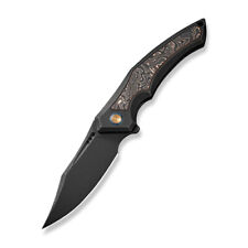 WE Orpheus Folding Knife Black/Copper Ti Copper Foil/CF Handle 20CV WE23009-3 picture
