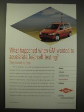 2005 Dow Chemical Ad - What happened when GM wanted to accelerate fuel cell picture