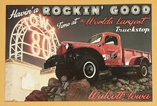 Postcard IA: Greetings from World's Largest Truckstop Iowa-80. Walcott. Iowa picture