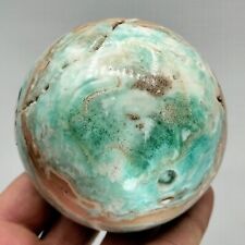 602 Gm Top Quality  Top Quality Blue Aragonite Healing Sphere@ Afghanistan picture
