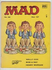Mad Magazine #36 VG December 1957 EC Comics picture