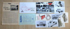1951-52 lloyd cars  dealer sales  brochures , spec sheets,press photos original picture