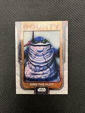 2021 Topps Star Wars Bounty Hunters Ziro The Hutt Bounty Patch /199  picture