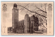 1916 Zion Reformed Church Lafayette Street Cleveland Avenue York PA Postcard picture
