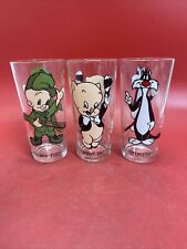 Vintage 1970s LOONEY TUNES Advertising Cups 1973 PEPSI Glasses Lot 3 picture
