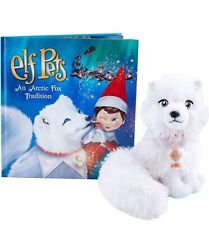 The Elf on the Shelf Christmas Tradition Elf Pets Arctic Fox Plush Storybook NIB picture