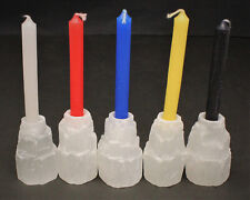 Selenite Tower Candle Holder 2.5