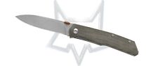 FOX KNIVES Sicilian Liner Lock FX-525 MI OD Green Micarta Stainless Pocket Knife picture