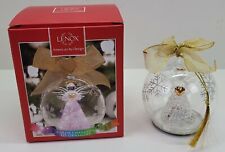 Lenox Christmas Holiday Glass Angel Bulb Color Changing Lit Ornament w/ Box xmas picture