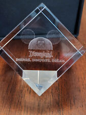 Disneyland Mickey Mouse no more MRSA infections,  Etched Crystal Glass picture