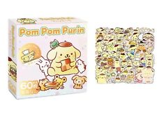 Sanrio Pom Pom Purin Stickers 60PCS Suitcase Notebook Waterproof US SELLER picture