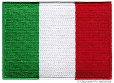 ITALY FLAG PATCH embroidered iron-on ITALIAN EMBLEM ITALIA TOPPA SOUVENIR EMBLEM picture