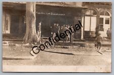 Real Photo 1909 Store Fire At Champlain NY Adirondacks New York RP RPPC L212 picture