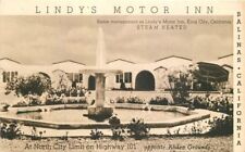 Asco California 1930s Lindy's Motor Inn US 101 Postcard 12406 picture