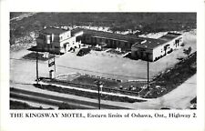 Vintage Postcard- . KINGSWAY MOTEL, OSHAWA ONTARIO. Posted 1952 picture