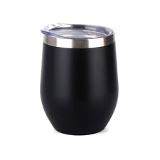 12oz Wine Tumbler Sip Lid Double Wall Stainless Steel Insulated wine glass  picture
