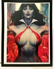 Vampirella 12x16 FRAMED Art Print Stanley Artgerm Lau (from #2) NEW comic poster picture
