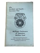 Life, accident and health insurance plan Michigan conferences of Teamsters 1961 picture