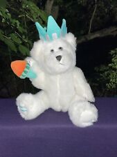 HERSHEY'S TIMES SQUARE NEW YORK STATUE OF LIBERTY PLUSH WHITE BEAR Doll❤️blt39j1 picture