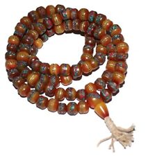 Tibetan Prayer beads Necklace Yoga Necklace Mala Necklace Amber resin Necklace  picture