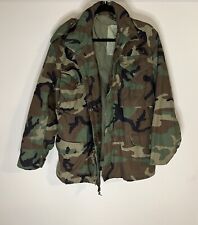 Army Military Unisex Cold Weather Field Camouflage Coat Size X-Small Short picture