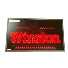VINTAGE NOS 1992 WINSTON FIBER OPTIC SIGN MOTION LIGHTED CIGARETTES NASCAR NEW picture