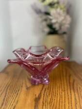 Enhance your Art Glass Collection with the Exquisite 1960s Viking Epic Teaberry picture