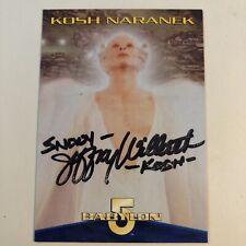 Babylon 5 / KOSH NARANEK (Jeffrey Willerth) Hand Signed Card picture