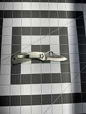 SPYDERCO SEKI JAPAN Folding Stainless Steel Knife Vintage Pocket Clip 6073 picture