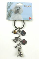 Little Gifts Poodle Dog Lover's Metal Keychain with Charms picture