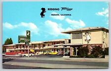 1965 Travelodge Redding California CA North Market St CURT TEICH Chrome Postcard picture