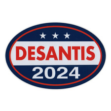 Oval Car Magnet, Ron DeSantis 2024, President, 6