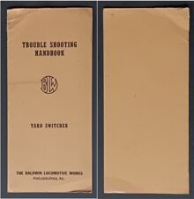 TROUBLE SHOOTING HANDBOOK - YARD SWITCHER - BALDWIN LOCOMOTIVE WORKS - OCT. 1949 picture