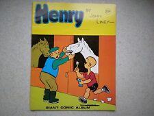 Vintage Henry by John Liney 1972 Giant Comic Album Coloring Book 1971 Strips picture