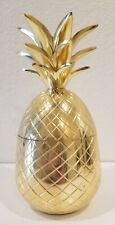 Gold tone pineapple barware accessory décor picture