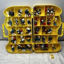 Smurf Yellow Carrying Case + 39 Figures picture