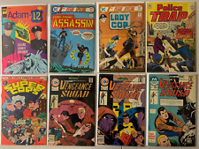 Crime Police lot 8 different books average 4.5 VG (1964 to 1977) Silver Bronze picture
