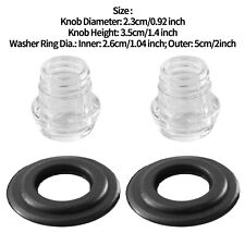 US 2Pcs Plastic Knob Top and Washer Rings for Most Coffee Percolator Pot Top picture