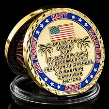 Operation Urgent Fury Invasion of Grenada Challenge Coin picture