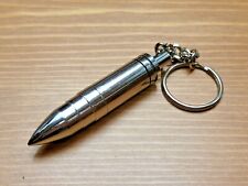 Silver Stainless Steel Bullet Shape Cigar Punch - 9mm Cigar Punch NEW picture