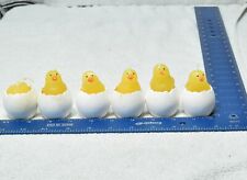 5 Lot Vtg Candle Egg Chick Spring Easter Holiday Duck Wax picture