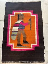 Peruvian Wool Vintage Tapestry 37X22 Inches picture