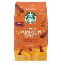 Starbucks Seasonal Pumpkin Spice Ground Coffee 11oz Limited Edition EXP 12/2023 picture