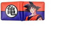 WALLET  anime Goku Orange Blue Wallet  Cosplay Custom PU short wallet colorful picture