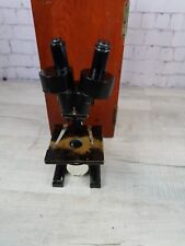 Antique Spencer Buffalo, NY AO American Optical  Brass Monocular Microscope picture