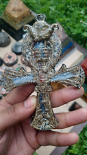 Large Handmade Orgonite EMF Protection Ankh Crystal Healing Pendant picture
