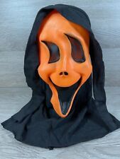 Vintage Scream Ghostface Mask Orange Fun World DIV picture