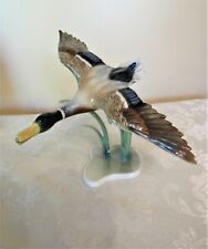 Authentic Kaiser Porcelain Flying Mallard Duck Bird Figurine * Signed G Bachmann picture