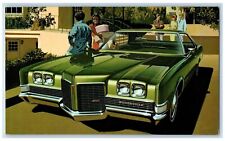 c1971 1971 Bonneville Hardtop Coupe Pontiac Classic Car Olean New York Postcard picture