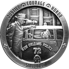 Vintage stye New Orleans Police Department Challenge Coin NOLA NOPD GL11-005 picture